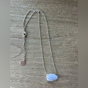 Kendra Scott BLA Isla Necklace Blue Lace Agate